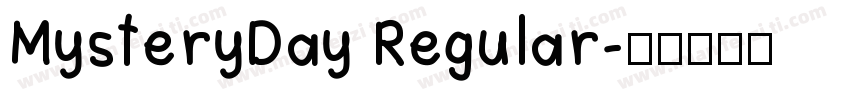 MysteryDay Regular字体转换